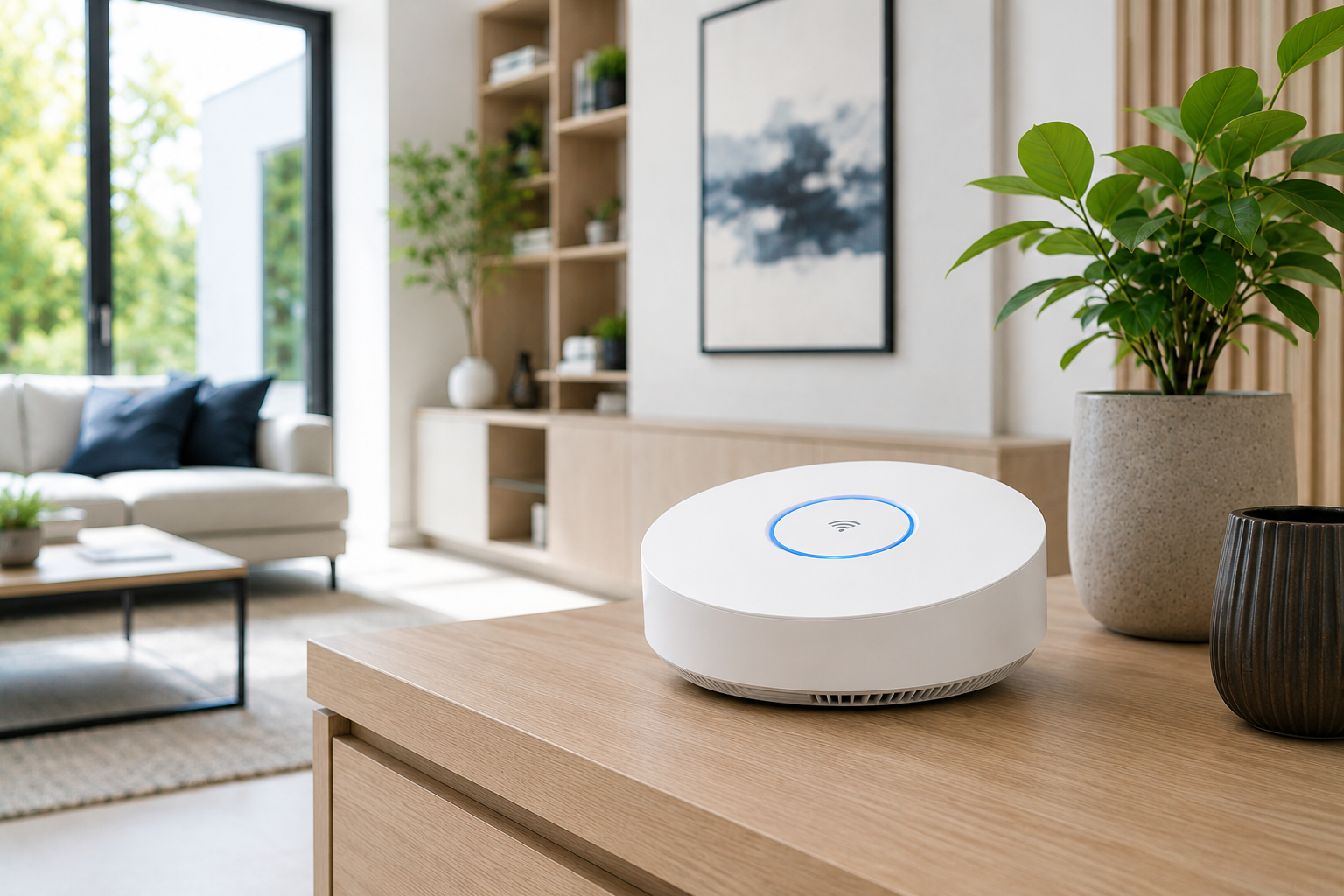 Réseau internet maison connectée